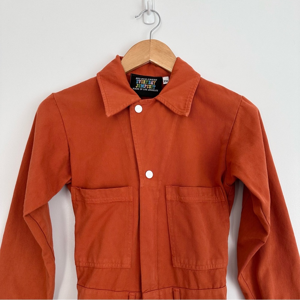 Big Bud Press Everyday Jumpsuit Burnt Orange - Picture 8 of 15